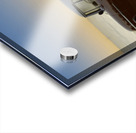 Red and White Classic Car on the Beach Acrylic print