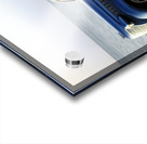 Royal Blue Classic Car on the Beach Acrylic print