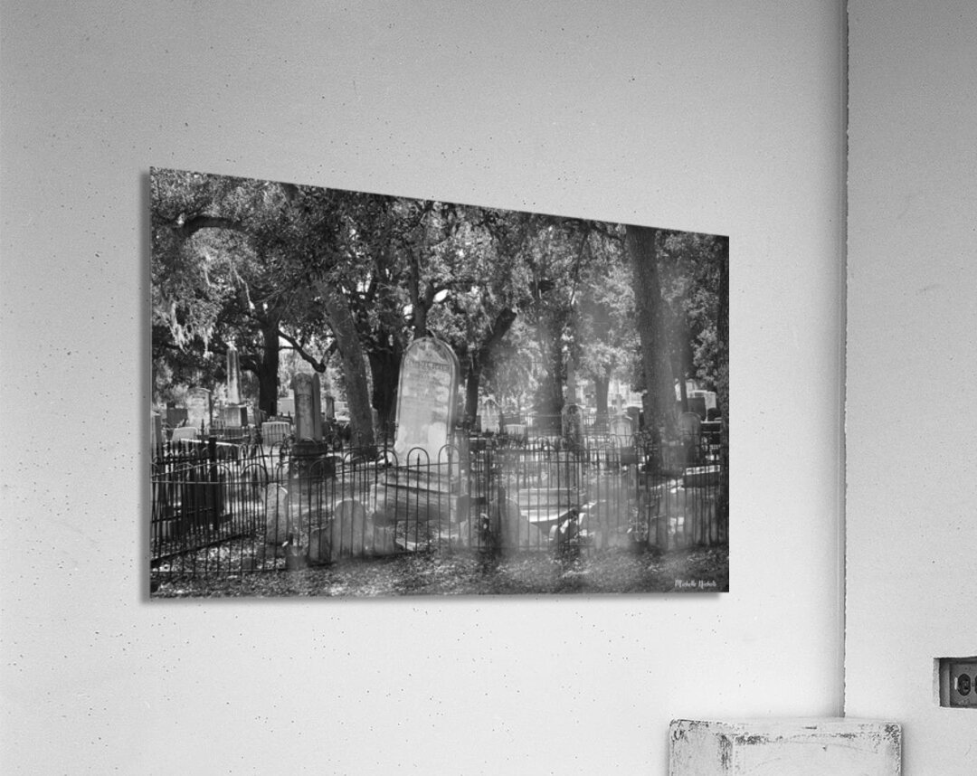 BW Pass Cemetary Acrylic Print