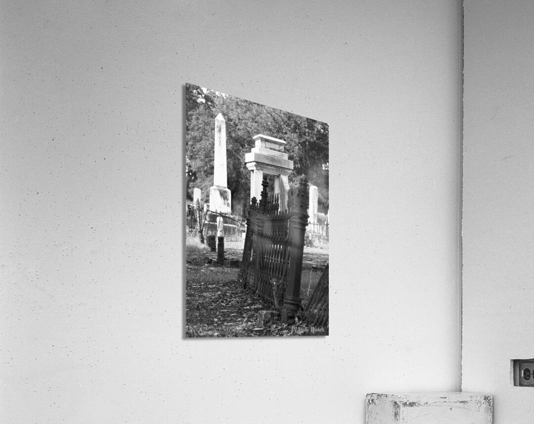 Cemetary BW Pass Chris Acrylic Print