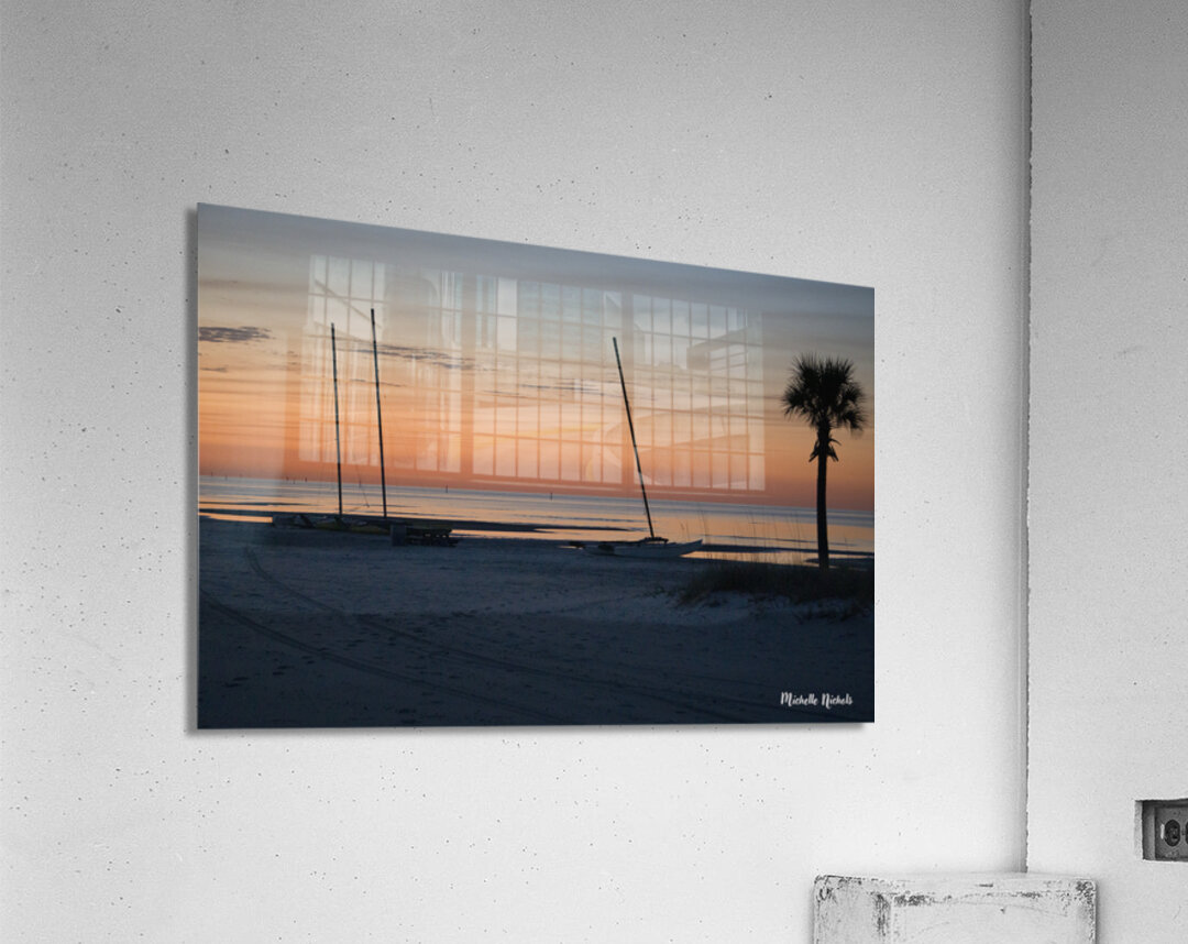 Sailboat Sunrise Acrylic Print