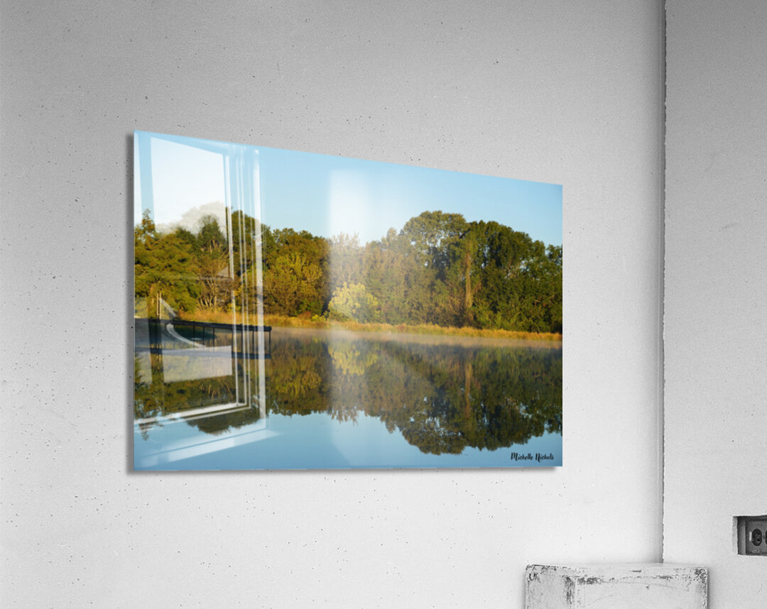 Early Pond Reflection Acrylic Print