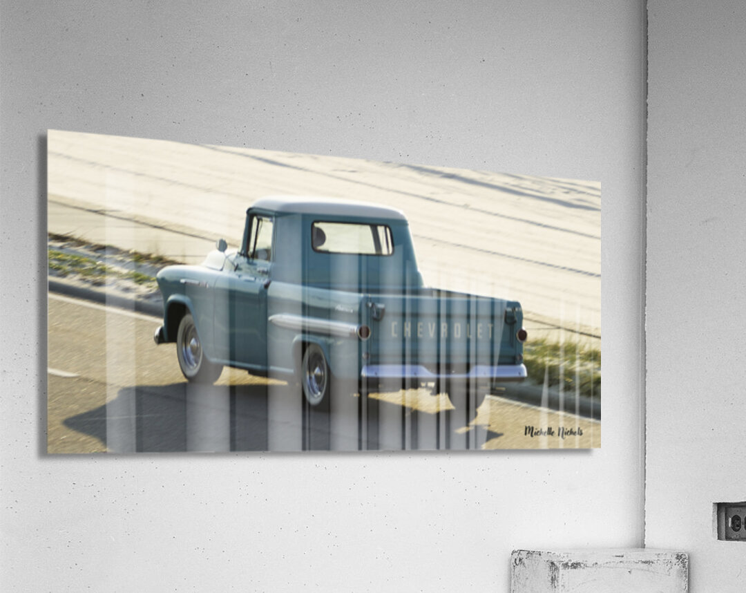 Light Blue Chevy Truck Acrylic Print