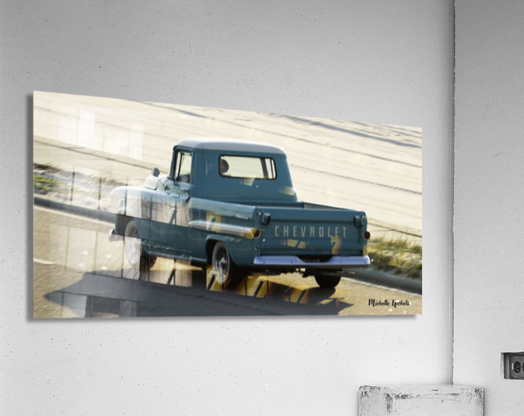 Light Blue Chevy Truck Acrylic Print