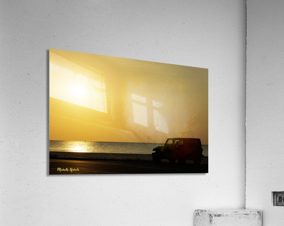 Jeep Silouette Acrylic Print