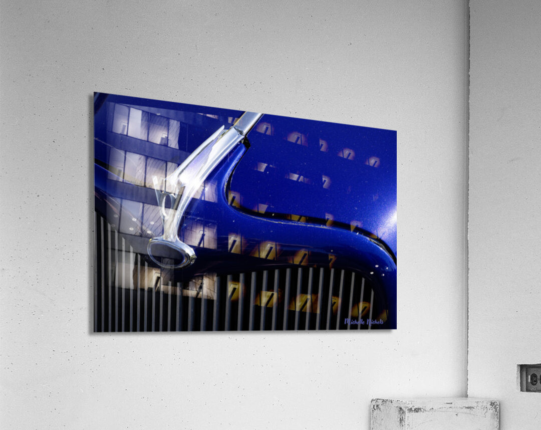 V8 Emblem Acrylic Print