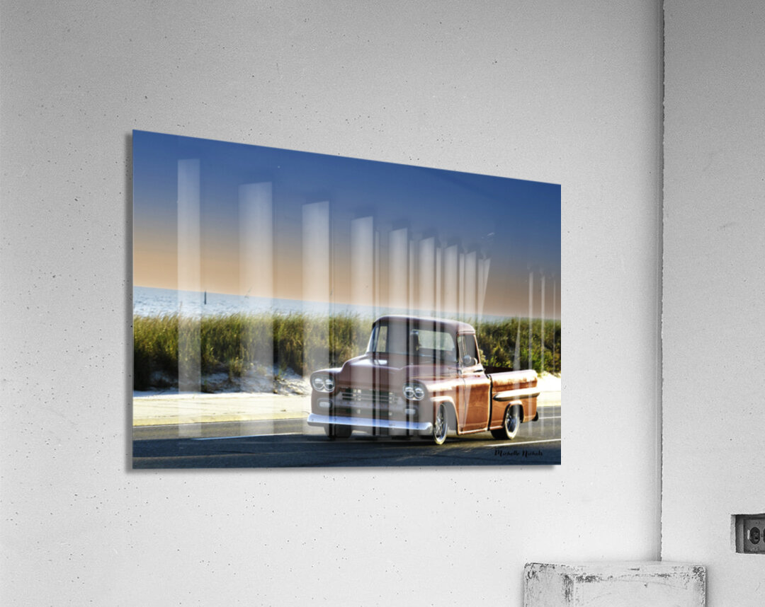 Red Chevrolet Apache Acrylic Print