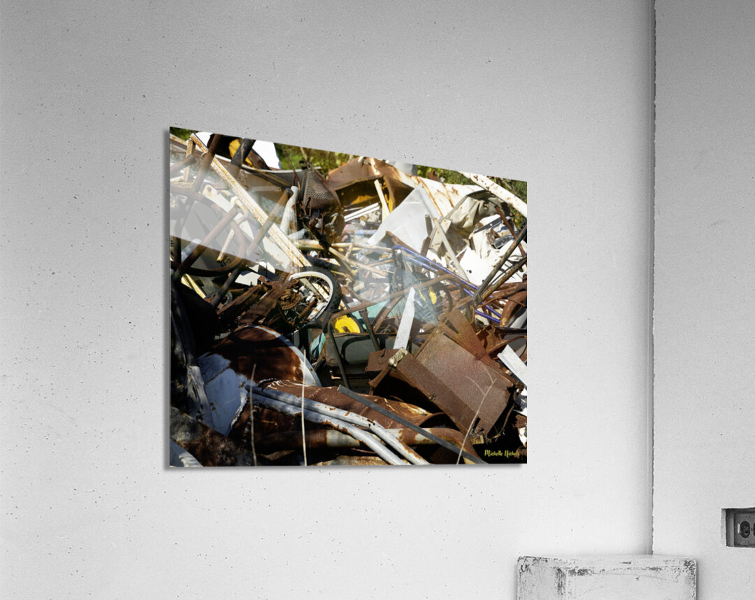 Little Yellow Tires Acrylic Print