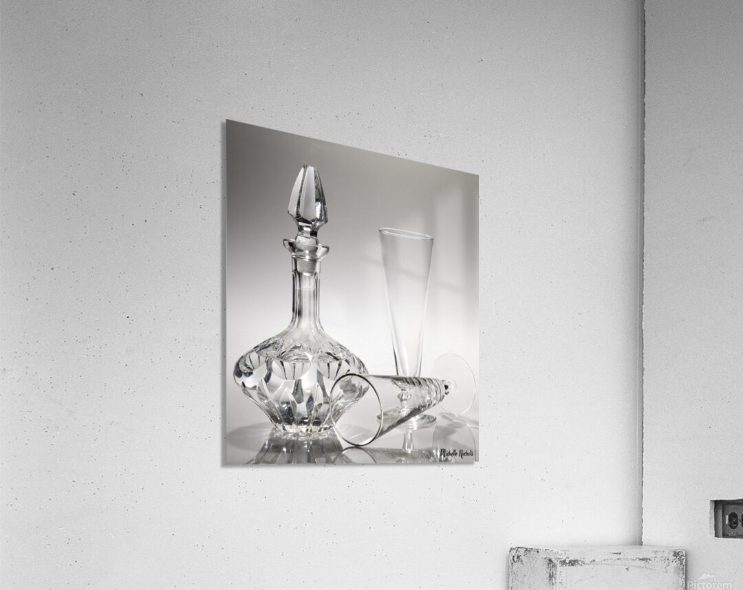 Crystal and Glass Acrylic Print