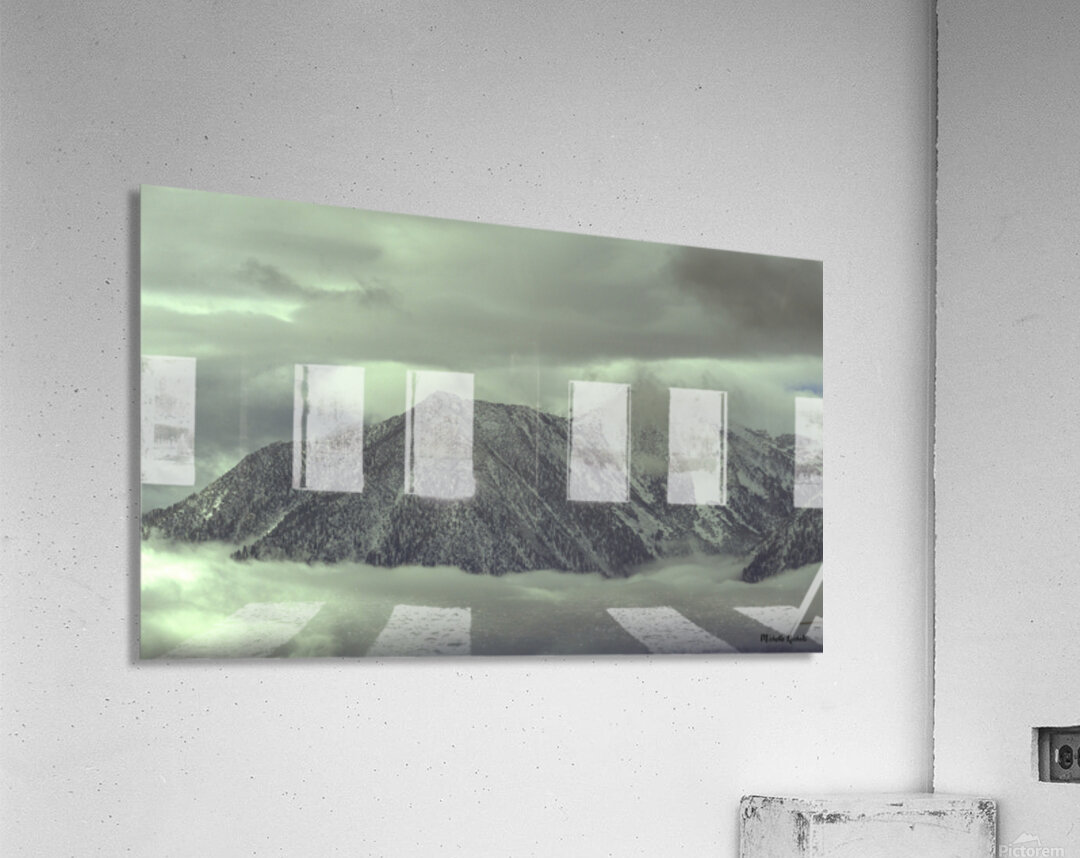 Mtn in the Clouds Acrylic Print