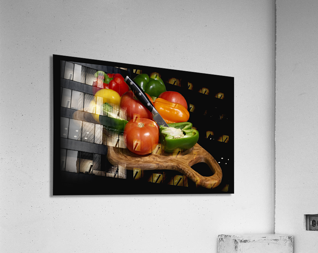 Peppers & Tomatoes Acrylic Print