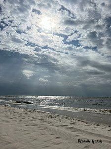Moonrise Over Long Beach MS