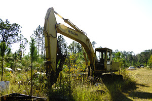 Old Rusty Excavator by Michelle Nichols