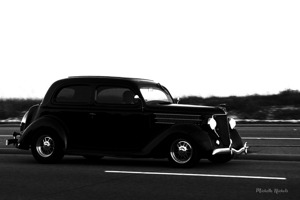 Black  White Cruisin by Michelle Nichols