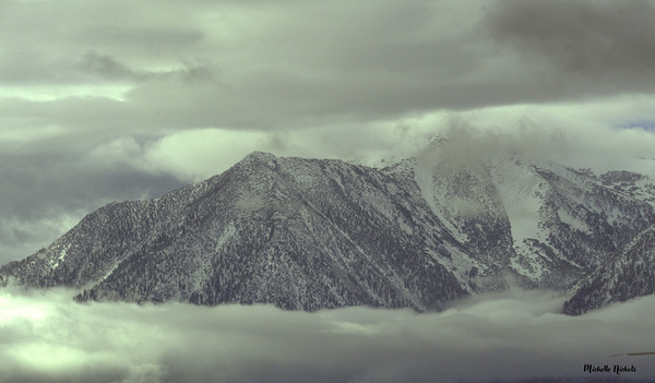 Mtn in the Clouds Print