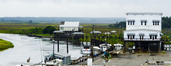 Old Saloon on the Water Print