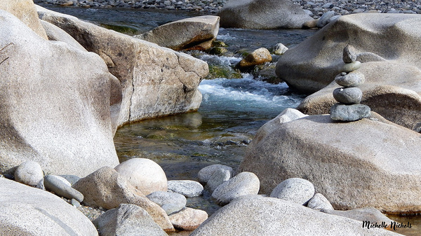 Meditation Rocks Print