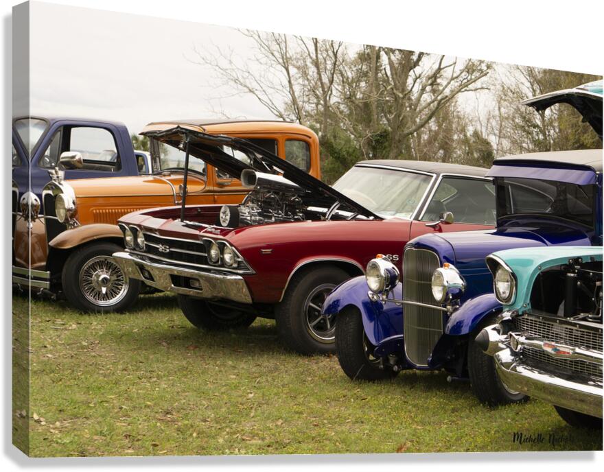 Long Beach Antique Cars Canvas Print