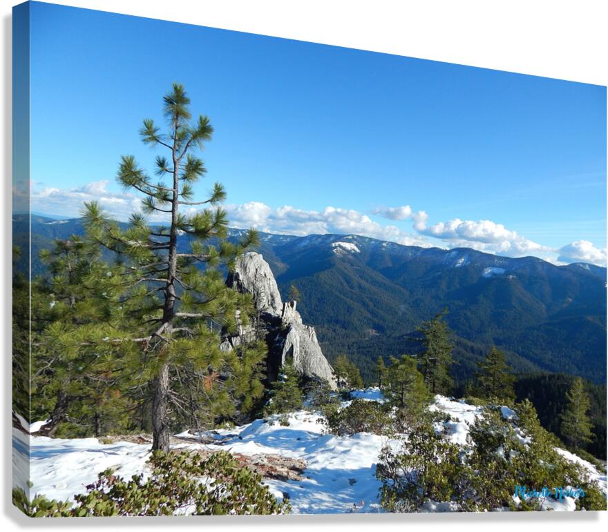 In The Crags Canvas Print