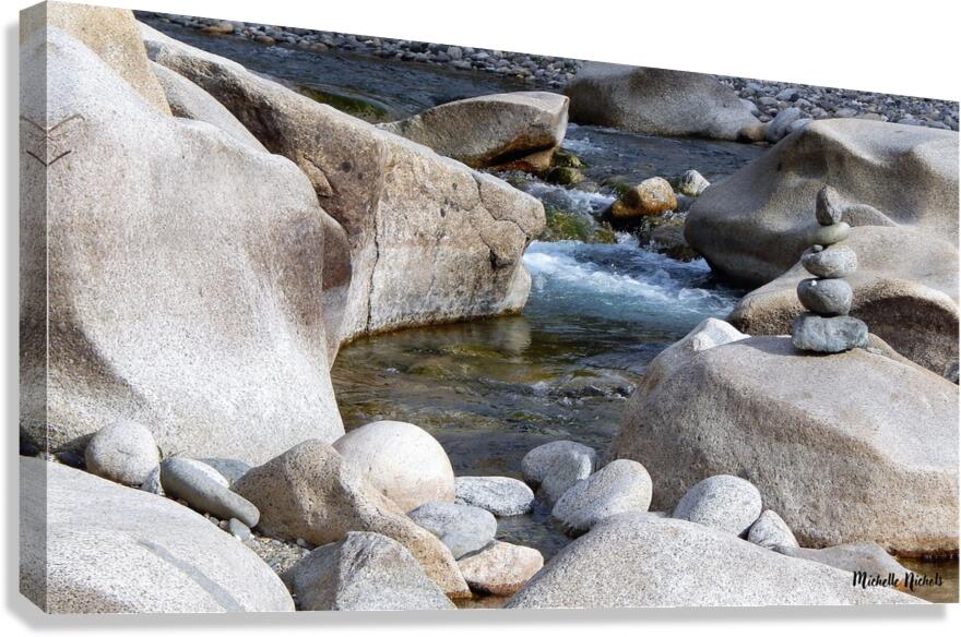 Meditation Rocks Canvas Print