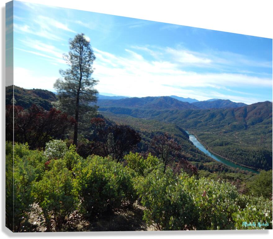 On Mount Chemise Canvas Print