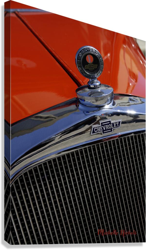  31 Chevy 4 Door Sedan Emblem Canvas Print