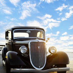 1934 Ford At Sunrise