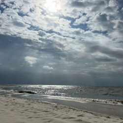 Moonrise Over Long Beach MS