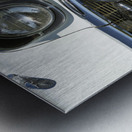 White Chevy Metal print