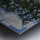 Tractor By The Hay Metal print