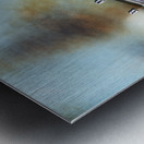  60 Teal Bel Air Metal print