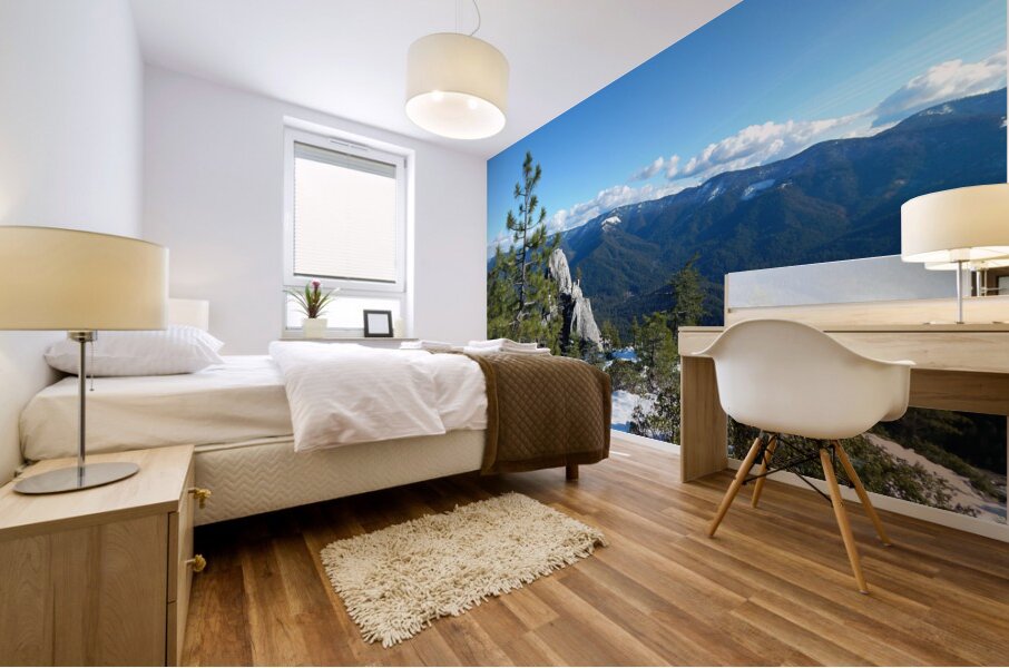 In The Crags Mural print