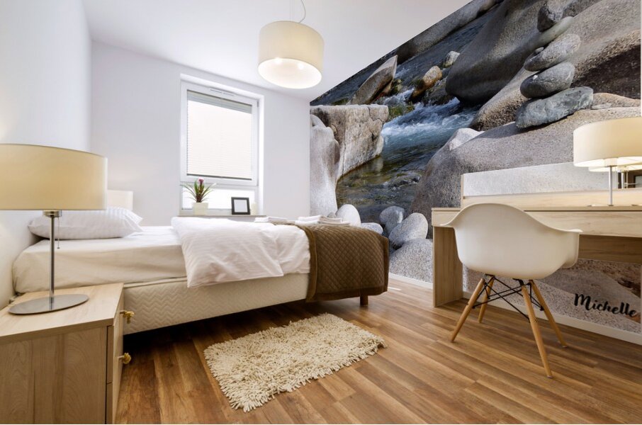 Meditation Rocks Mural print