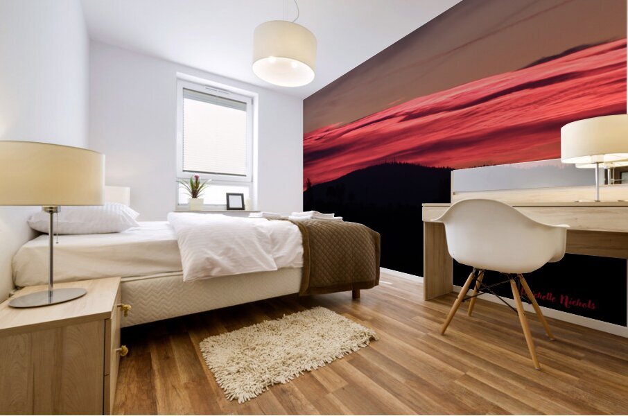 Sunrise over Paradise Mural print