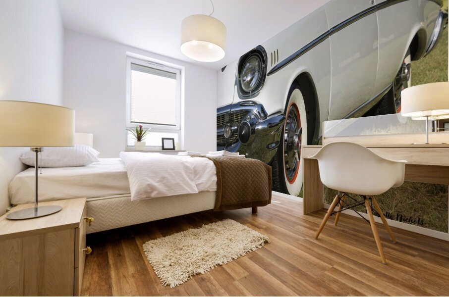 White Chevy Mural print