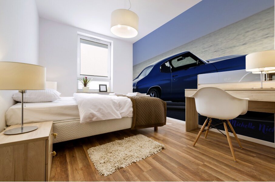 Blue Chevelle Mural print