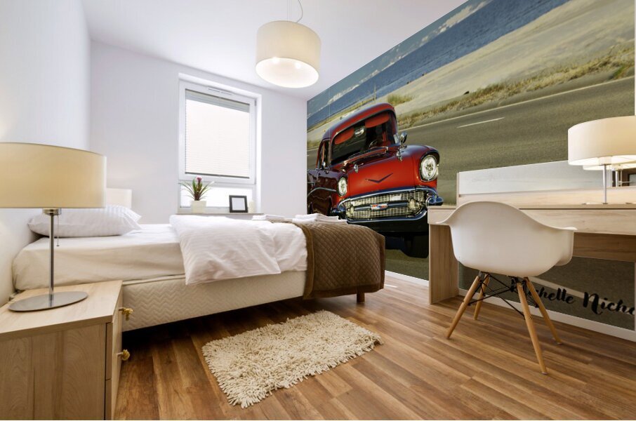 Red Cruisin  Classic Mural print