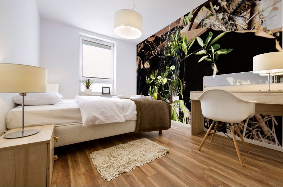 Junkyard Lemon Tree Mural print