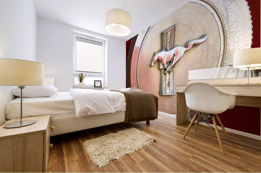 Mustang Emblem Mural print