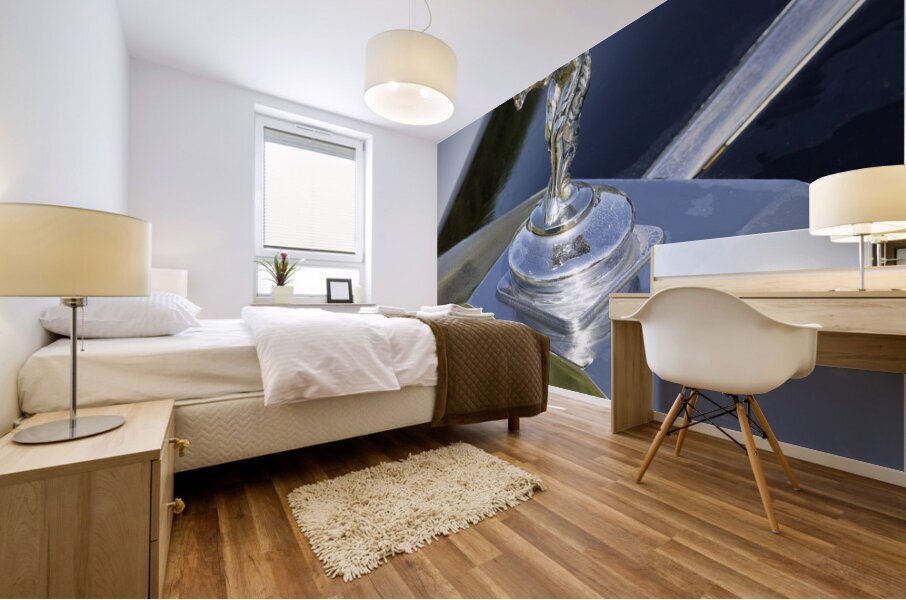 RR Hood Ornament Mural print