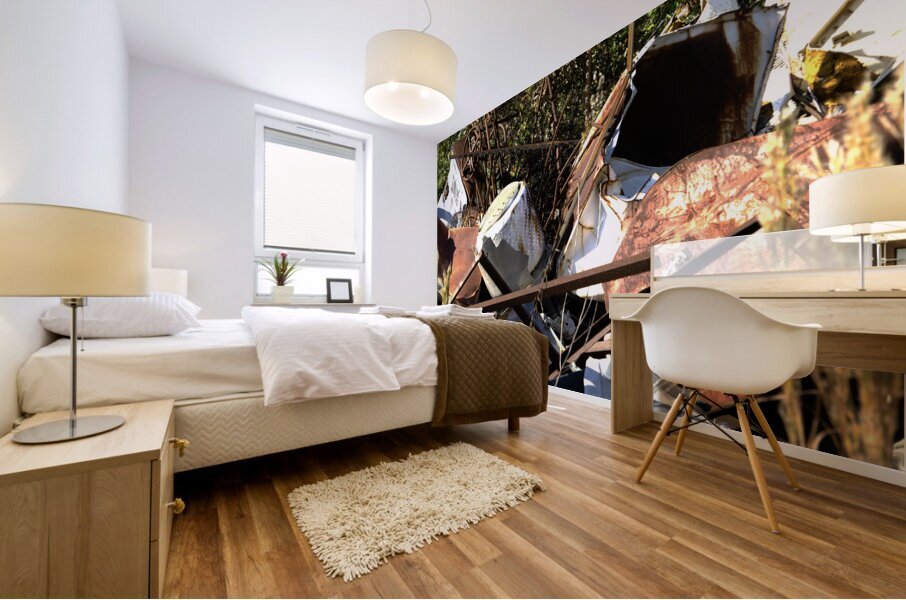 Junkyard Gold Mural print