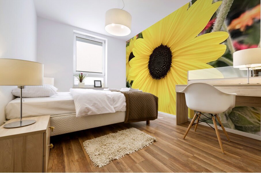 Sissy s Sunflower Mural print