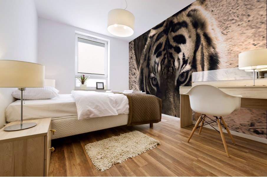 Tiger Mural print