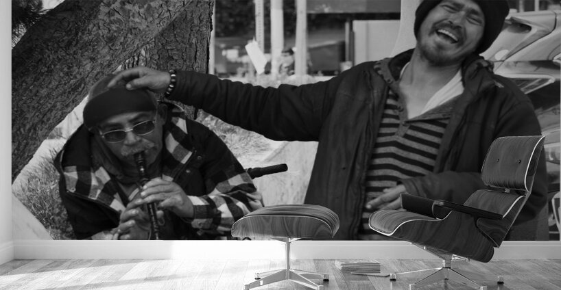 Paco and Tito BW Wall Murals