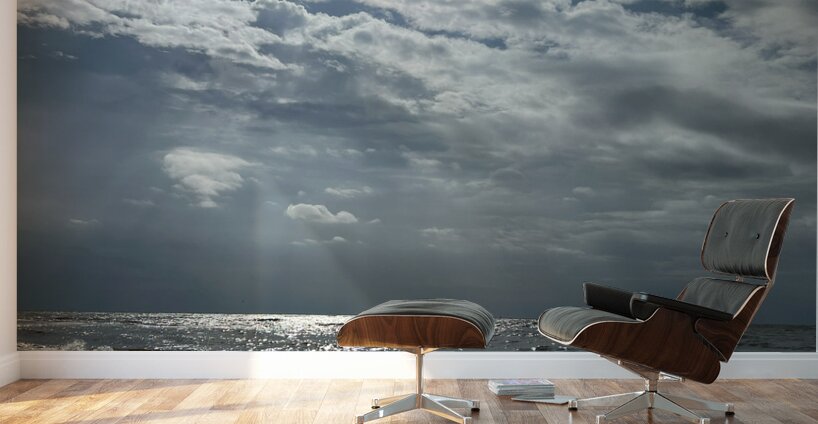 Moonrise Over Long Beach MS Wall Murals