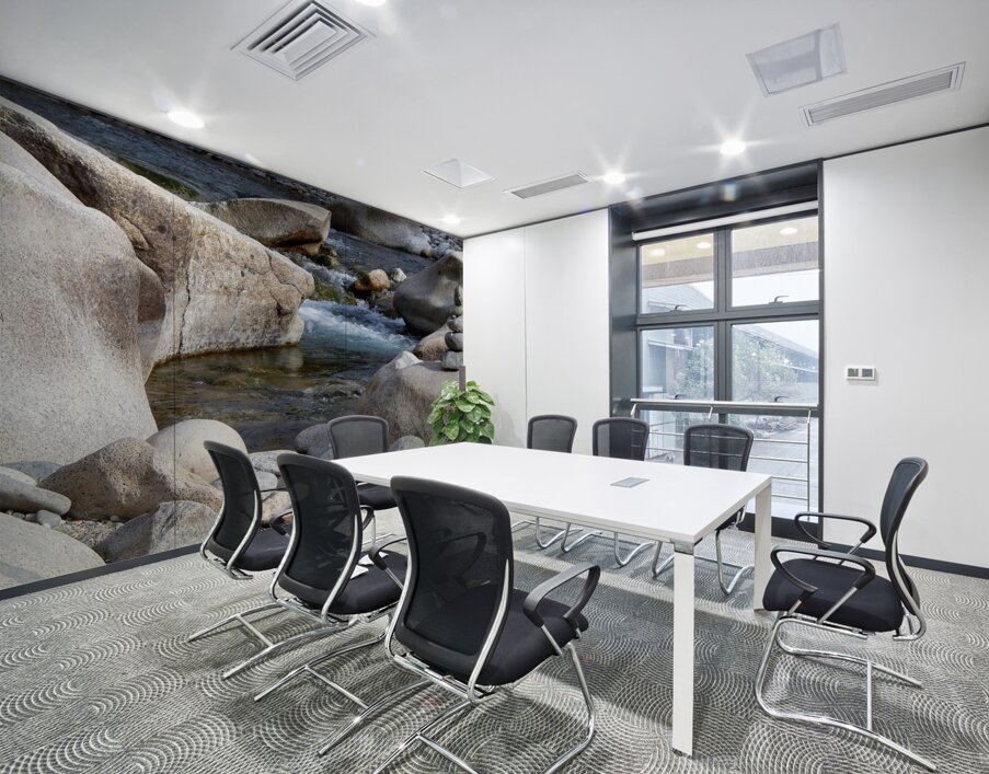 Meditation Rocks Wall Printing