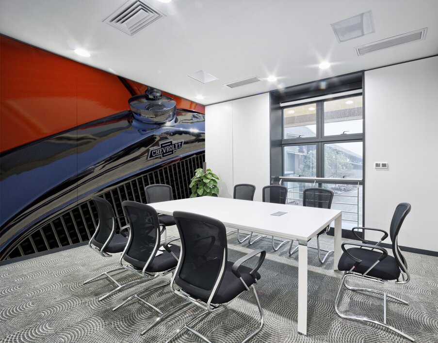  31 Chevy 4 Door Sedan Emblem Wall Printing