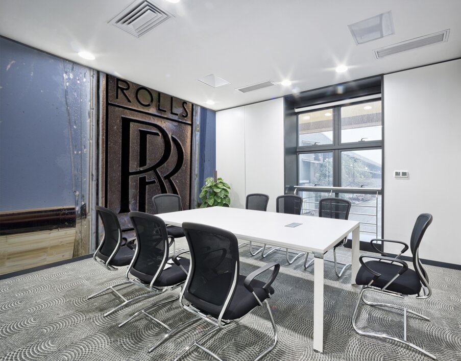 RR Emblem Wall Printing