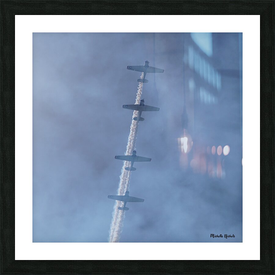 CA Planes 2 1sq Picture Frame print