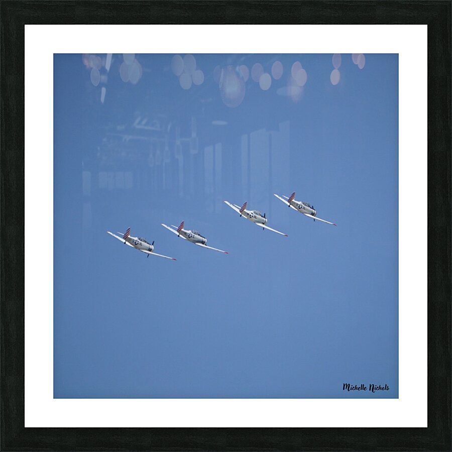 CA Planes 3 1sq Picture Frame print